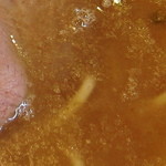 うま馬 祇園店 - スープにはしっかり膜が張っています