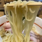 川の先の上 - 麺はコシが強く、つるつるのしこしこです