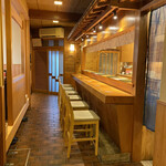 平和寿司 - カウンター席の様子です