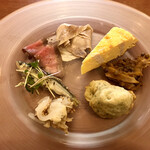 ラガッツァ - 前菜盛合わせ