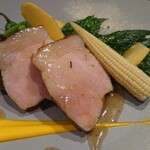 TRATTORIA CREATTA - メイン肉料理 金華豚の照り焼き風