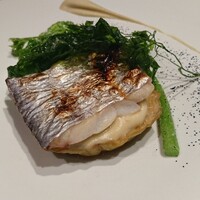 TRATTORIA CREATTA - メイン魚料理 太刀魚の炙り焼き