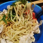 麺処 ぱちぱち - 冷えた浅草開化楼麺も流石に旨い！