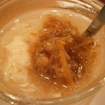 レンゲ - 24年6月　タパス盛合せ4種　湯葉のすり流し　自家製XO醤で