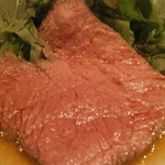 レンゲ - 24年6月　短角牛　ランプのステーキ　バジルの香りで