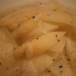 レンゲ - 24年6月　ホワイトアスパラの炒めもの