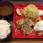 ぱっぷや - 二種唐揚げ定食