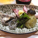 旬魚 たつみ - 小鰯・白烏賊・茄子・ピーマン
