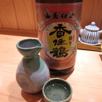 旬魚 たつみ - 香住鶴 但馬の誇り 冷や 一合 450円　(2020.6)