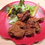 旬魚 たつみ - 鹿野地鶏のから揚げ 1200円　(2020.6)