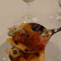 ザ・フジヤ - 完熟トマトのロワイヤルとタルタル