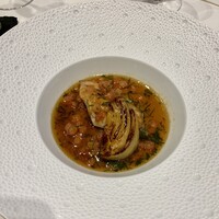 ソンブルイユ TOKYO - 日本海スズキのポワレ フヌイユ オレンジ ソースベルジュ