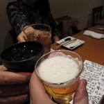 炭匠きしもと - またまたビールで乾杯！！