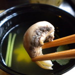 天然うなぎ しま村 - 肝吸いの肝