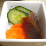 天然うなぎ しま村 - 香の物　三種