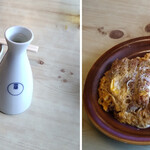 竹乃庵 - 料理写真:燗つけてもらっちゃってカツ煮。ただひたすらにしぁぁせ（）