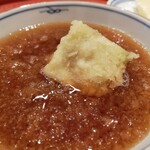 てんぷら 深町 - 水なす天つゆで