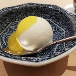 てんぷら 深町 - ヨーグルトシャーベット