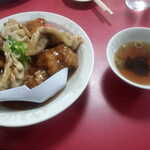 中華料理 広東 - からあげビックリ丼　９００円