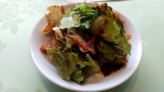 Hyakuraku wakayama shinowazu - 中華風ピリ辛豚しゃぶサラダ