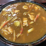 佐野屋 - カレー南蛮うどん　600円  大盛　100円