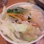 をうみ - 白ごはんにちゃんぽんの具を乗せて～