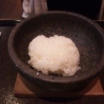 をうみ - 石焼雑炊セット（ごはんを入れて）