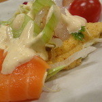 うに むらかみ - マヨベースのドレッシングも合ってます・・・