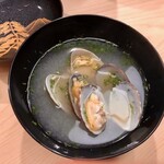 日本橋蛎殻町 すぎた - 2020.6.  浅蜊の味噌汁