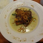 レストラン・サカキ - 根室産真鱈のボタジュールソース