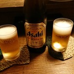 ままや - ビールは瓶です