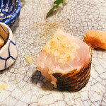 浅草じゅうろく - カマスの押し寿司