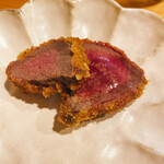 浅草じゅうろく - 鹿肉カツ