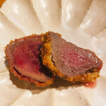 浅草じゅうろく - 鹿肉カツ