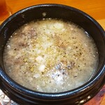 炭火焼肉あずさ - テールスープ