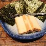 和の台所　ぼっちり - クリームチーズの醤油漬け  480円
これって 醤油の浸かり具合がまだまだ
一キレ 160円だわ