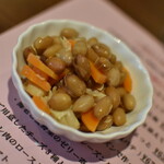 ワインバー バッカス - 茹でた落花生と湯葉の中華風和え物（５５０円）２０２０年７月