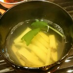 蓬左茶寮 - =松茸のお吸い物=