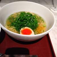 過門香 銀座本店 - たっぷり九条ネギのあっさりそばセット