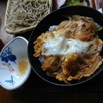 手打ちそば 松月庵 - ランチ かつ丼セット