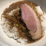 鴨出汁中華蕎麦 麺屋yoshiki - 鴨カレーつけ麺+小ライス