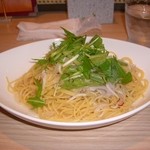 トレタッテ - しらすと水菜のペペロンチーノ