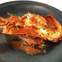IL PINOLO 梅田 - イカ墨を練り込んだオマール海老のパスタ❤️