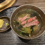 焼肉割烹 YP流 - ⑦和牛出汁茶漬け