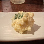 あげづき - 【定食 360+VAT】 　ポテサラがうんみゃー 　トロリとした食感で爽やかな風味だん♥