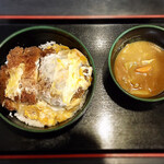 ゆで太郎 - ジャンボかつ丼　無料カレールー