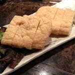 へぎそば匠 渋谷文化村通り店 - ジャンボ油揚げ（ねぎ）