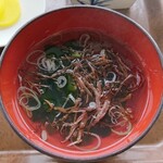 レストハウスうしお - すまし汁