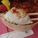 Kai kaken - 「ソースカツ丼」900円　ご飯アップ