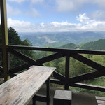平九郎茶屋 - テラス席からの景色